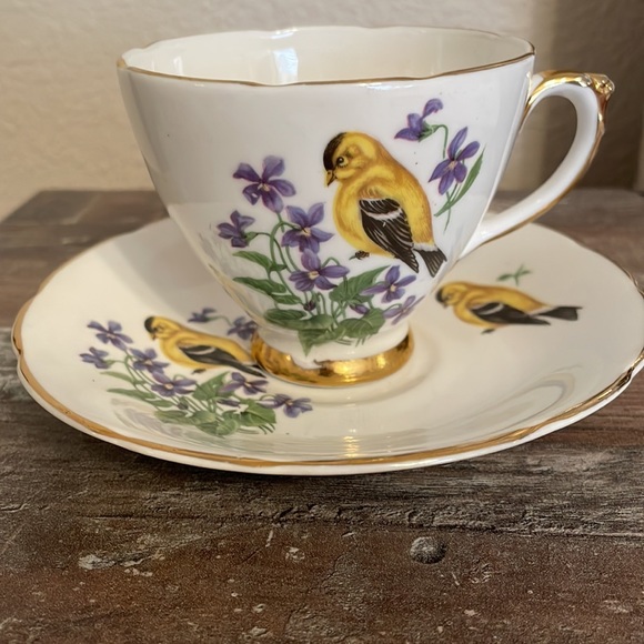 Delphine bone China from England tea cup & saucer. - Picture 1 of 8